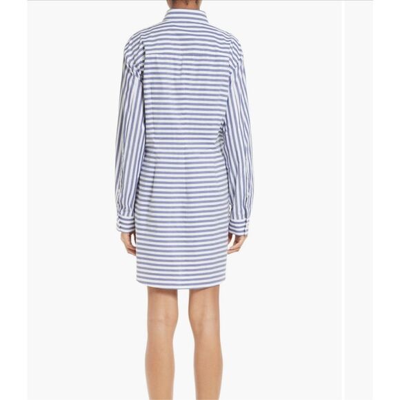 T by Alexander Wang Stripe Tie Front Shirtdress size 2 - Picture 4 of 14